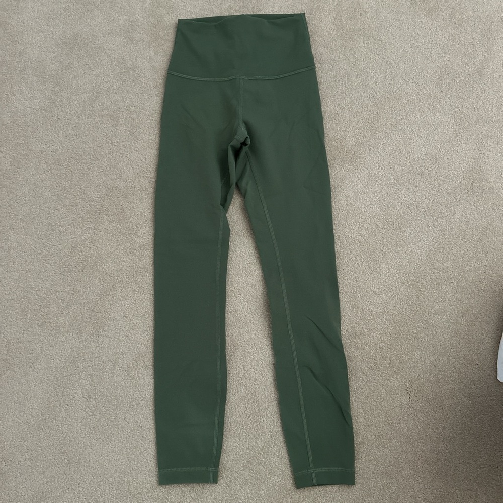 High-Waisted Green Leggings
